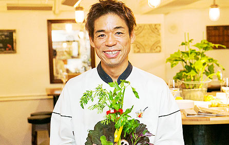 野菜がおいしいレストラン ロンギングハウス総料理長　加藤 俊之 kato toshiyuki